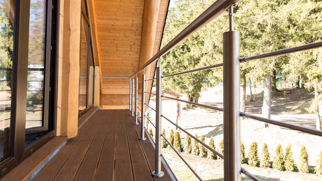 Naturstammhaus Und Appartements Zum Brockenbaecker Tanne Exterior photo